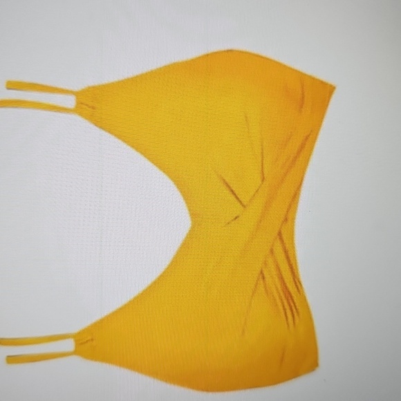 NWT Hesxuno Yellow and Blue Floral Women's Tummy Control Bikini Set 2X - Picture 7 of 8